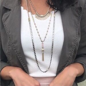 Stella & Dot Riad Layering Necklace - wear 7 ways